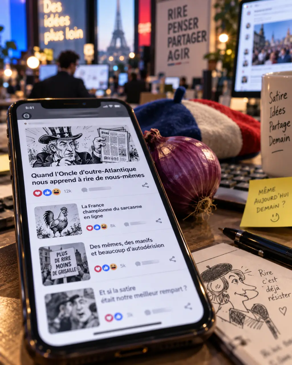 The Onion a inspiré Le Gorafi, avec une satire adaptée au contexte français