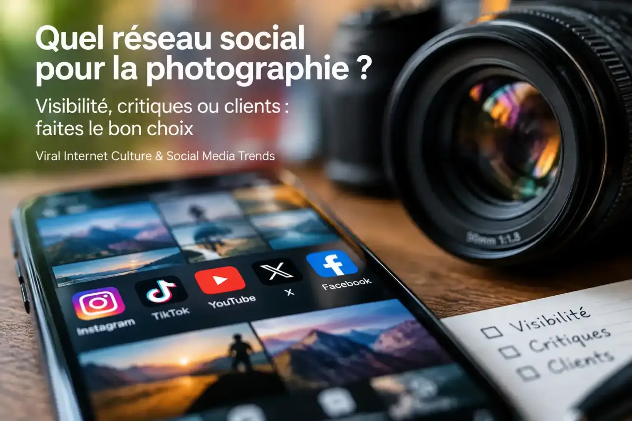 Quel réseau social pour la photographie ? Visibilité, critiques ou clients : faites le bon choix