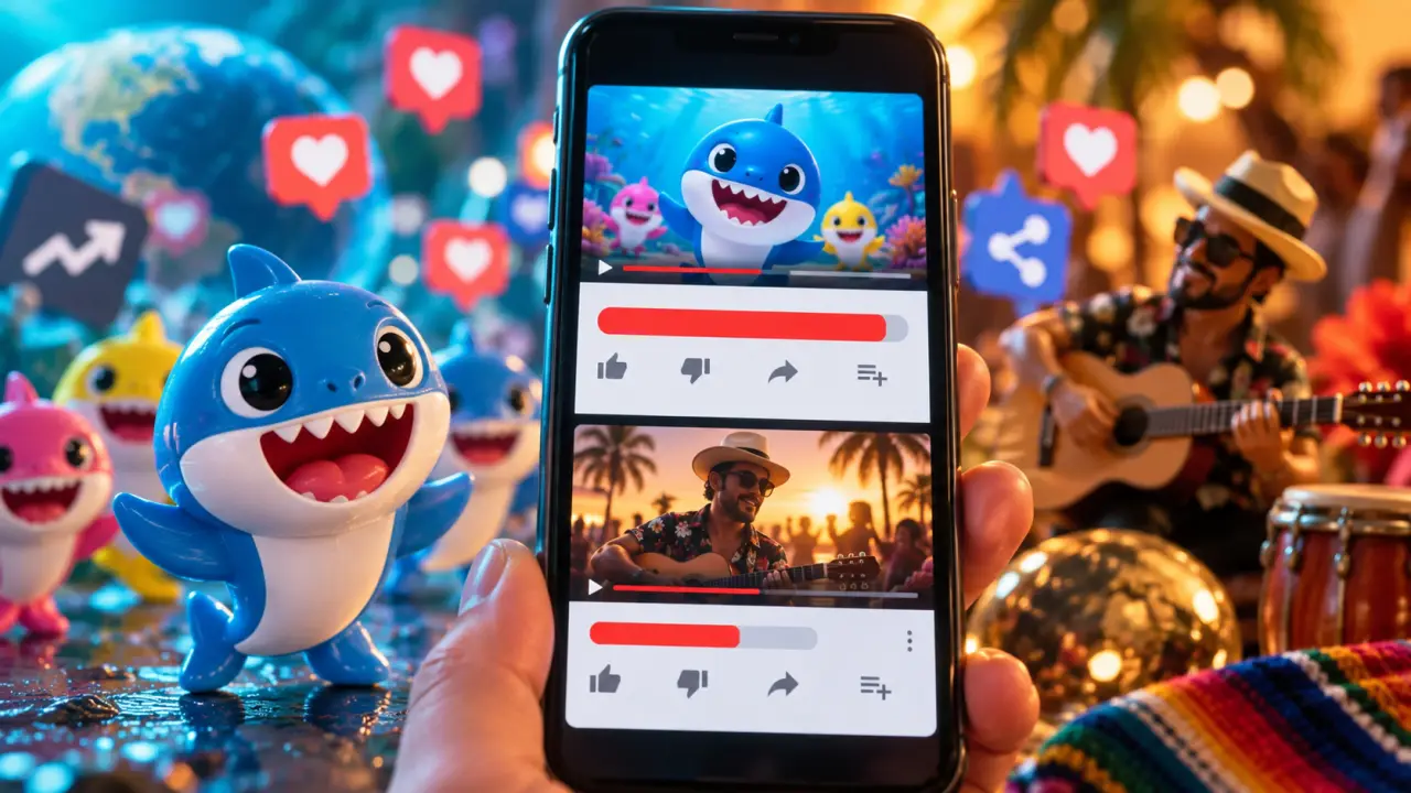 Baby Shark contre Despacito : pourquoi la comptine détient le record de vues sur YouTube