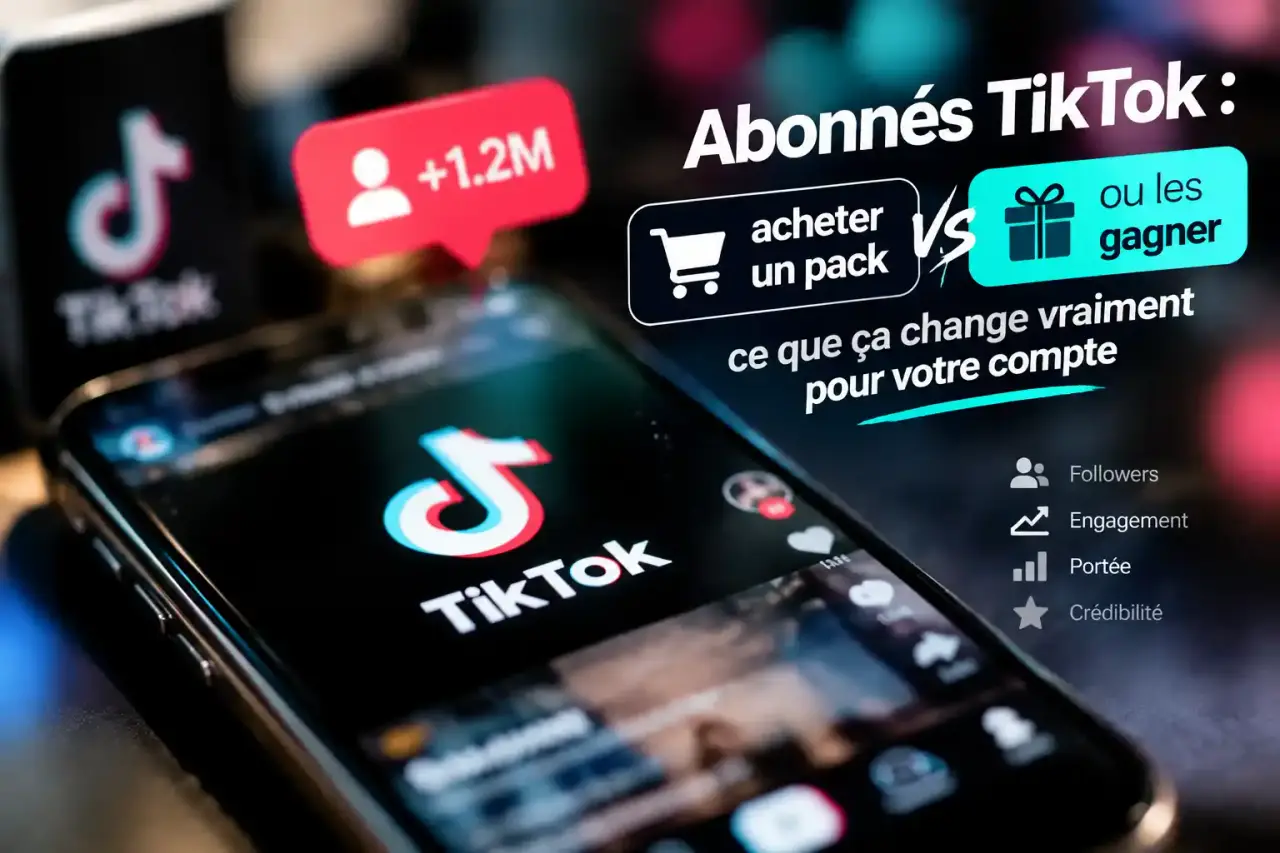 Abonnés TikTok : acheter un pack ou les gagner, ce que ça change vraiment pour votre compte