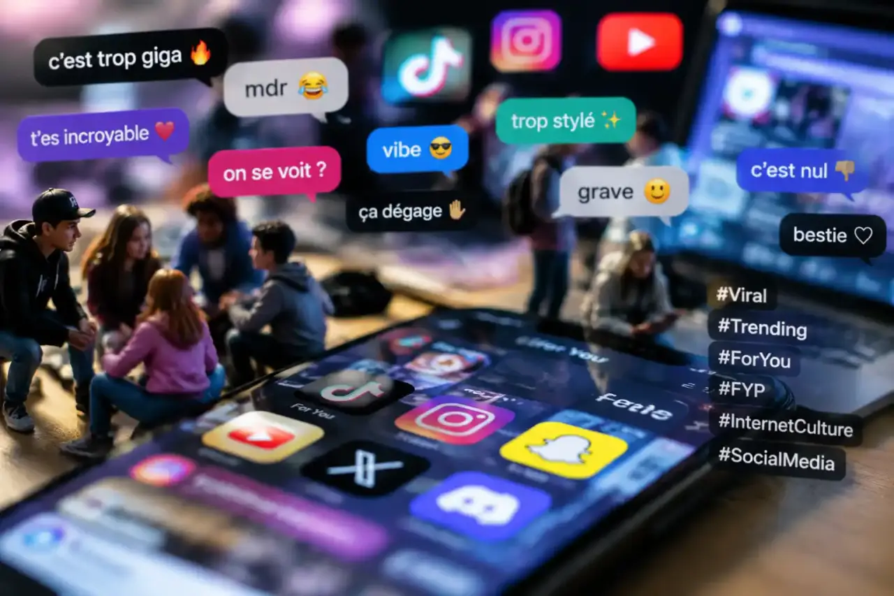 Le langage ado change selon les groupes, les écrans et les conversations
